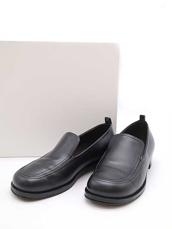 THE ROW ザ ロウ PENNY LOAFER ペニーローファー ブラック THE ROW ザ ロウ PENNY LOAFER ペニーローファー ブラック 35.5