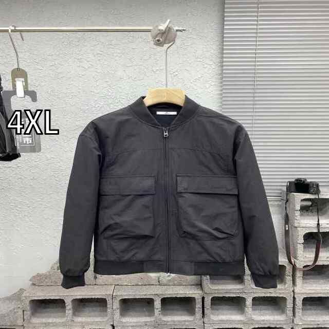 4XL メンズ 服 シンプル ファッション オシャレ 大人 かっこいい 大きいサイズ ストリート 紳士服 ジャケット 防風 スタンドカラー カジュアル