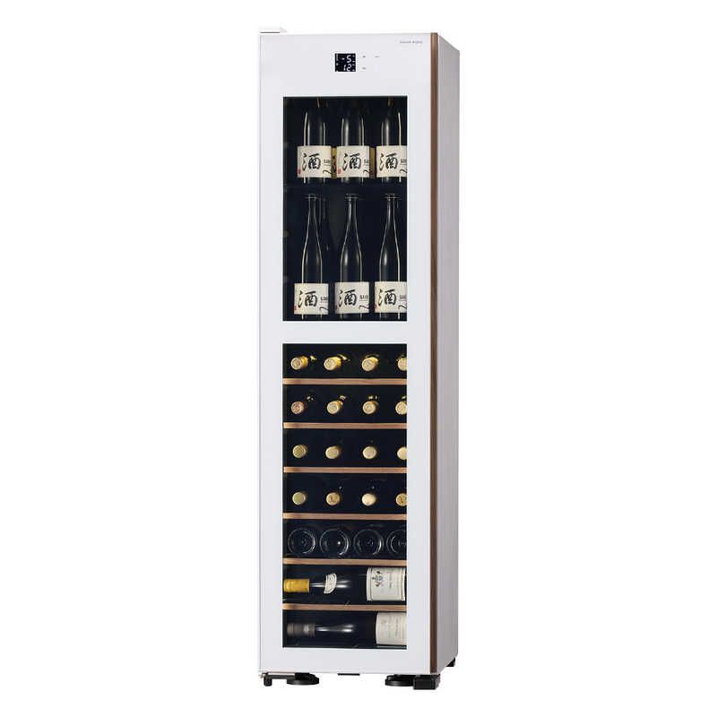 標準セッティング無料 ♥ 配送無料 さくら製作所 氷温M5 2温度 日本酒＆ワインセラー ホワイト 左開き GX50DM525-LH-W GX50DM525LHW