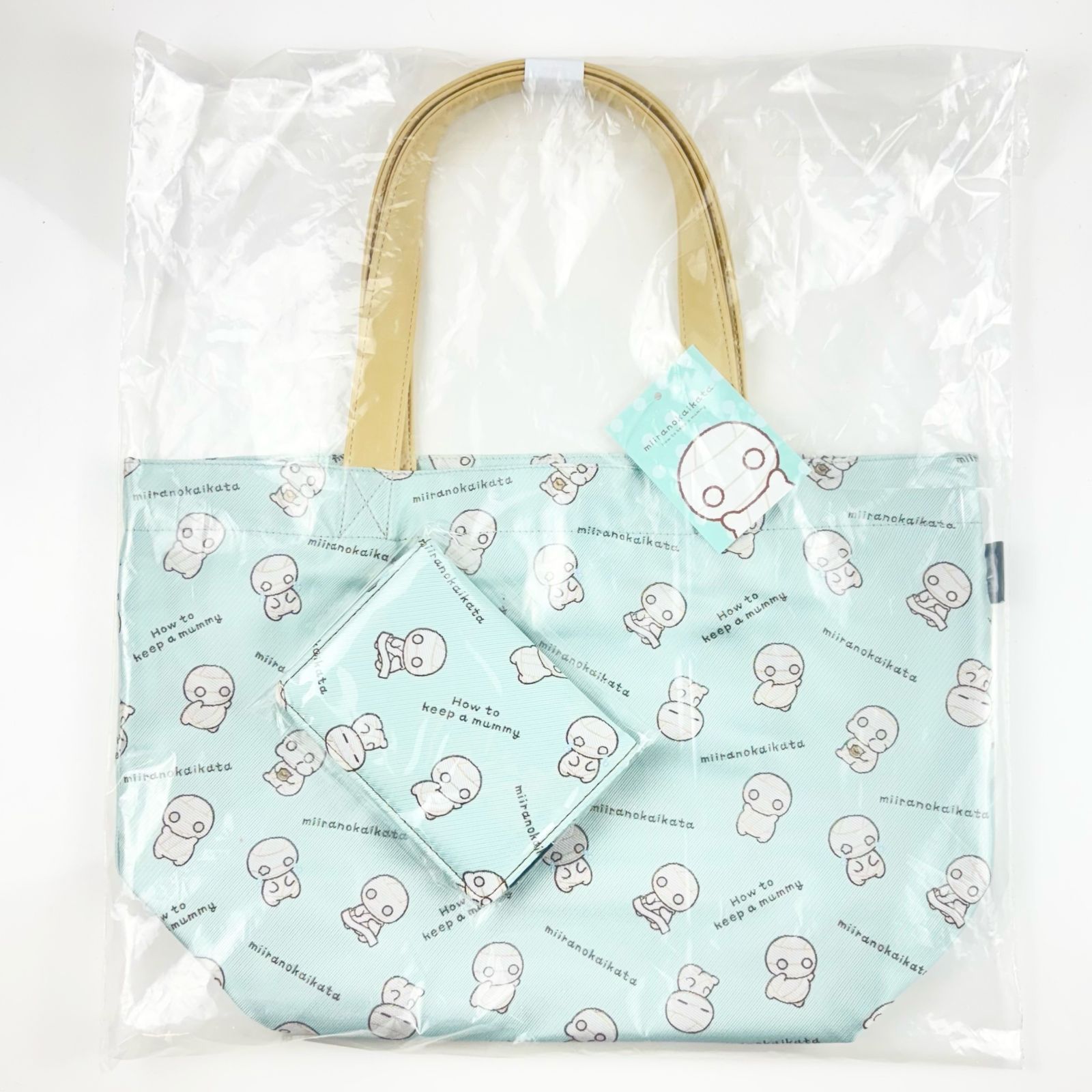 新品未開封 タグ付き】miiranokaikata トートバッグ＆パスケース 