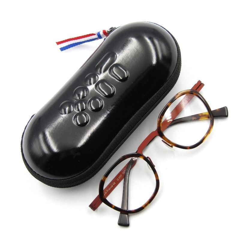 美品 XIT エックスアイティー メガネフレーム C017 フランス製 多角形  