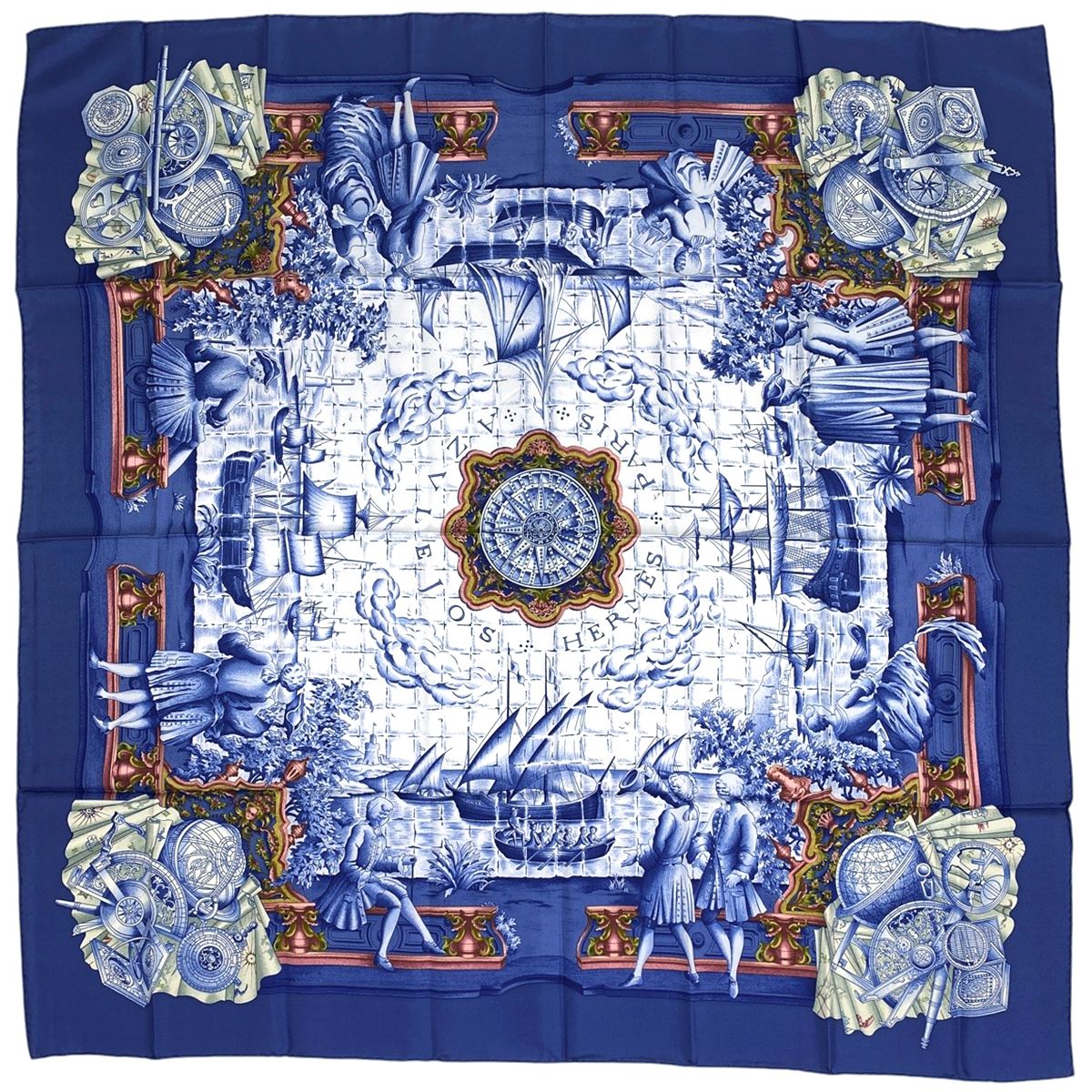 エルメス HERMES カレ 90 AZVLEJOS 貴族船 アスレホ
