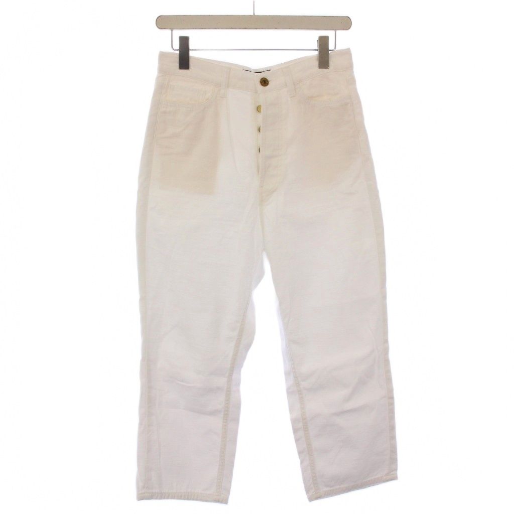 マディソンブルー MADISONBLUE 24SS SAROUEL PT サルエルパンツ L.oz BS スラックス ボタンフライ ワンカラー S 白 ホワイト MB241-3006 |BB
