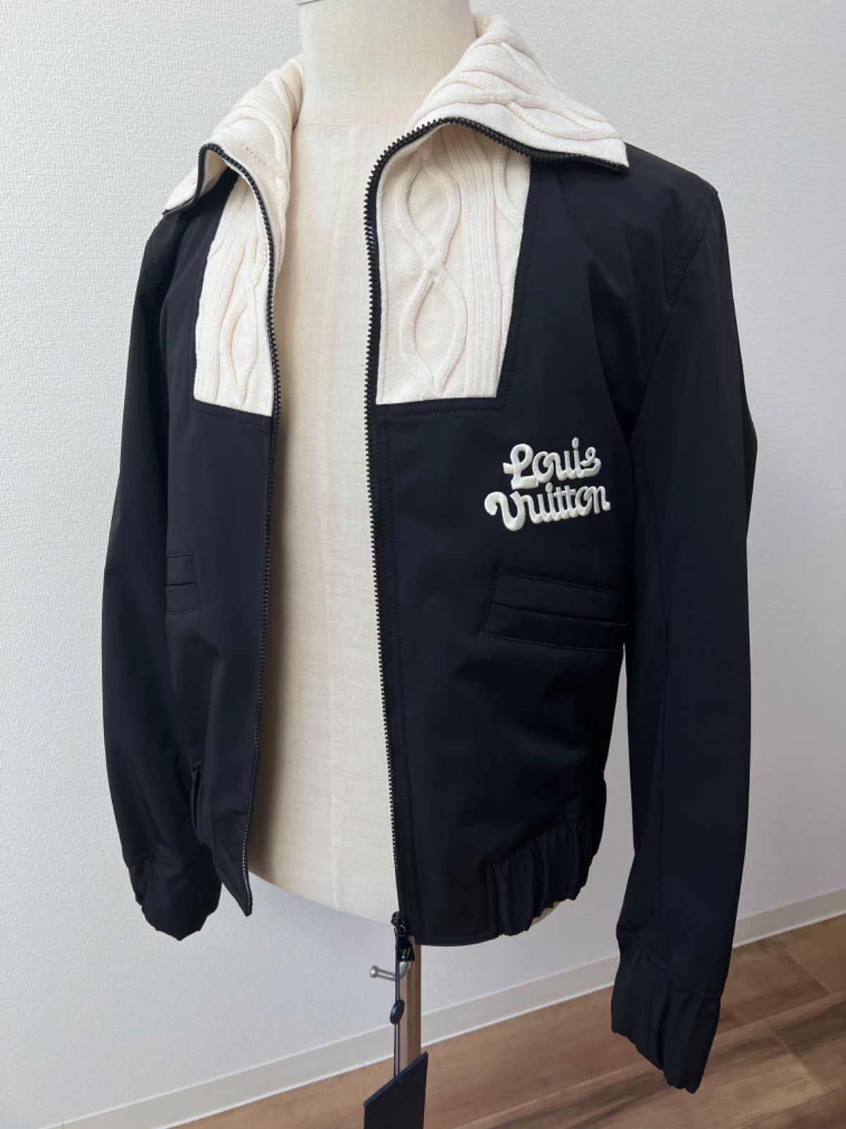 ルイヴィトン 2024SS ニットカラーエンブロイダード テクニカル