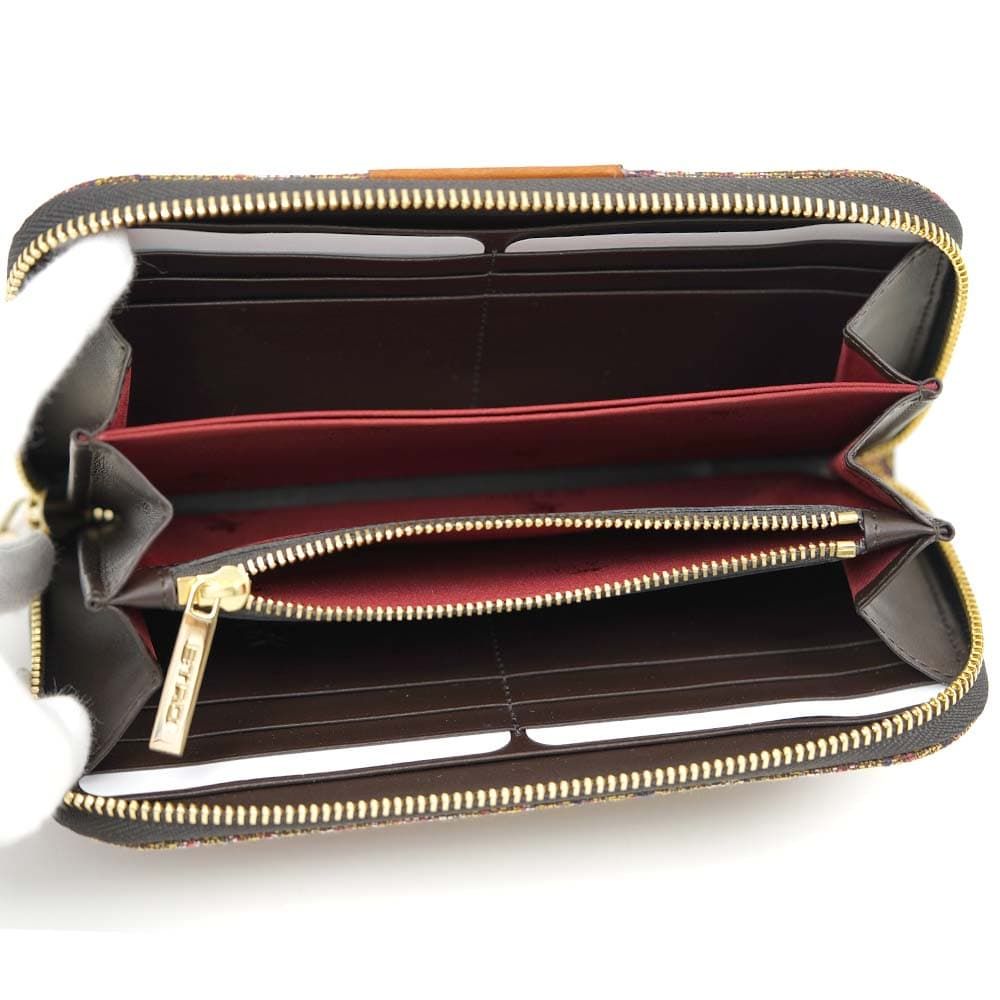 アウトレット箱] エトロ ETRO 長財布 ラウンドファスナー Zipper