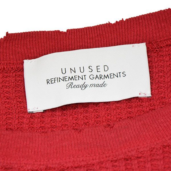 UNUSED Damage Thermal Long Sleeve Tee - メルカリ