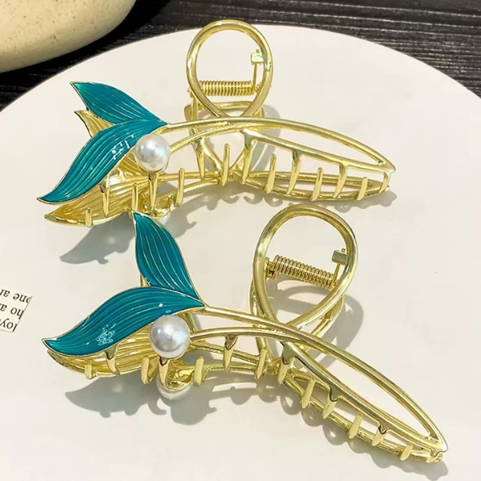  しっかりとまる へあくりっぷ 大 かみどめ クリップ 大きめ 髪留め ヘア レディース バンスクリップ 韓国風 シンプル おしゃれ HAPVITALヘアクリップ オフィス 贈り物 真珠の人魚 液体のり クリップホルダー クリップ クリップ 輪ゴム