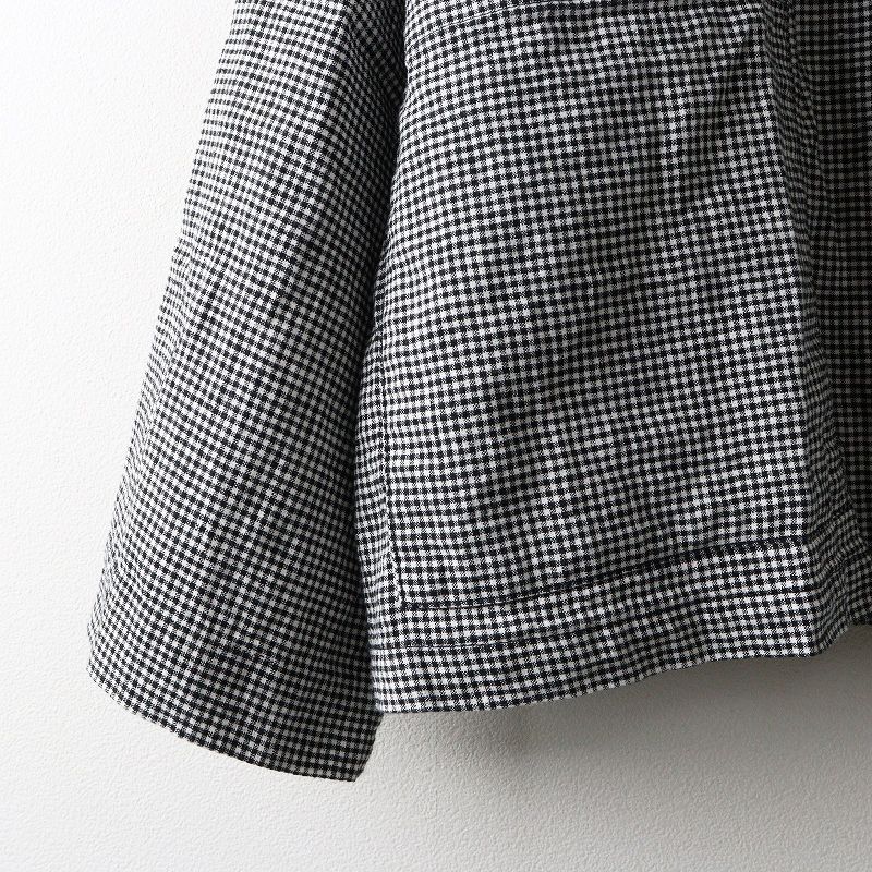 2024SS ネストローブ nest Robe 【UpcycleLino】 ギンガムシャツ
