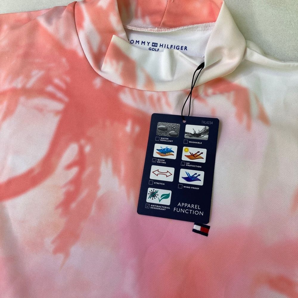 ハイネック 半袖ワンピース