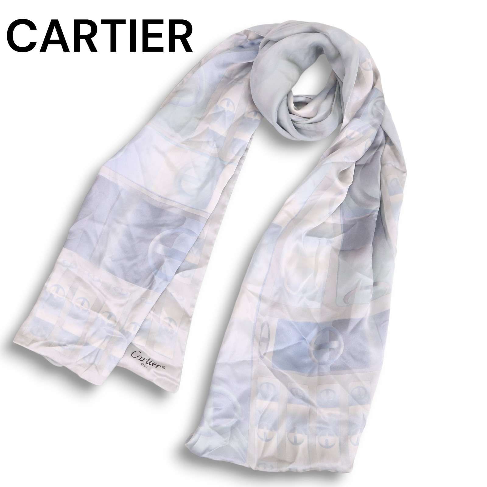 Cartier シルク100%スカーフ イタリア製 Cartier シルク100%スカーフ イタリア製 - メルカリ