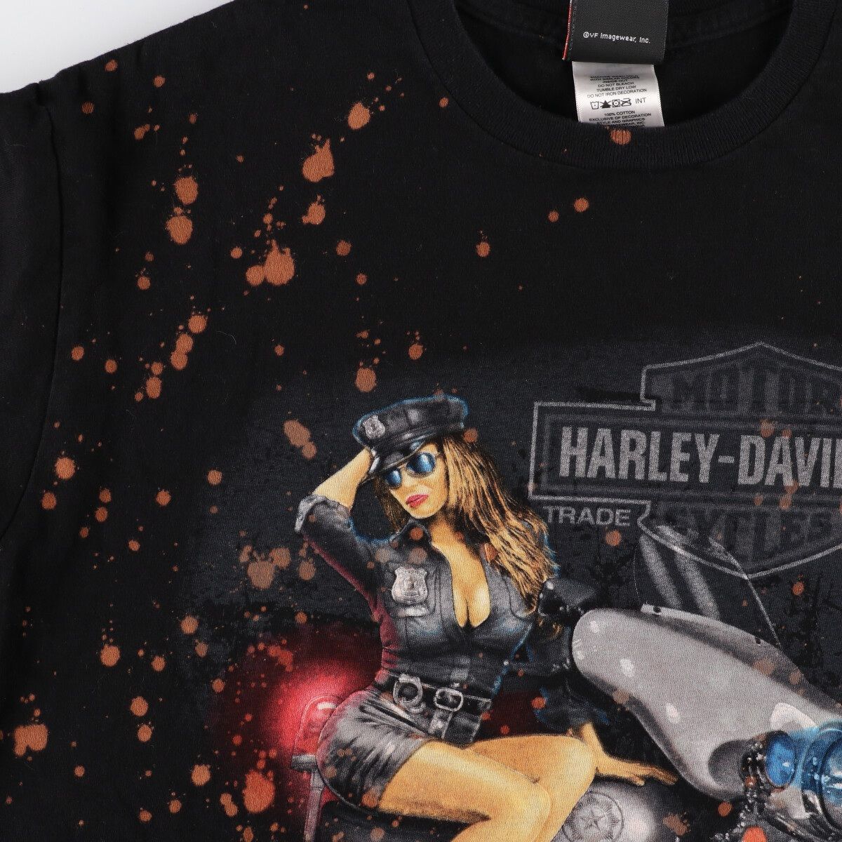 ハーレーダビッドソン Harley-Davidson ピンナップガール 両面プリント