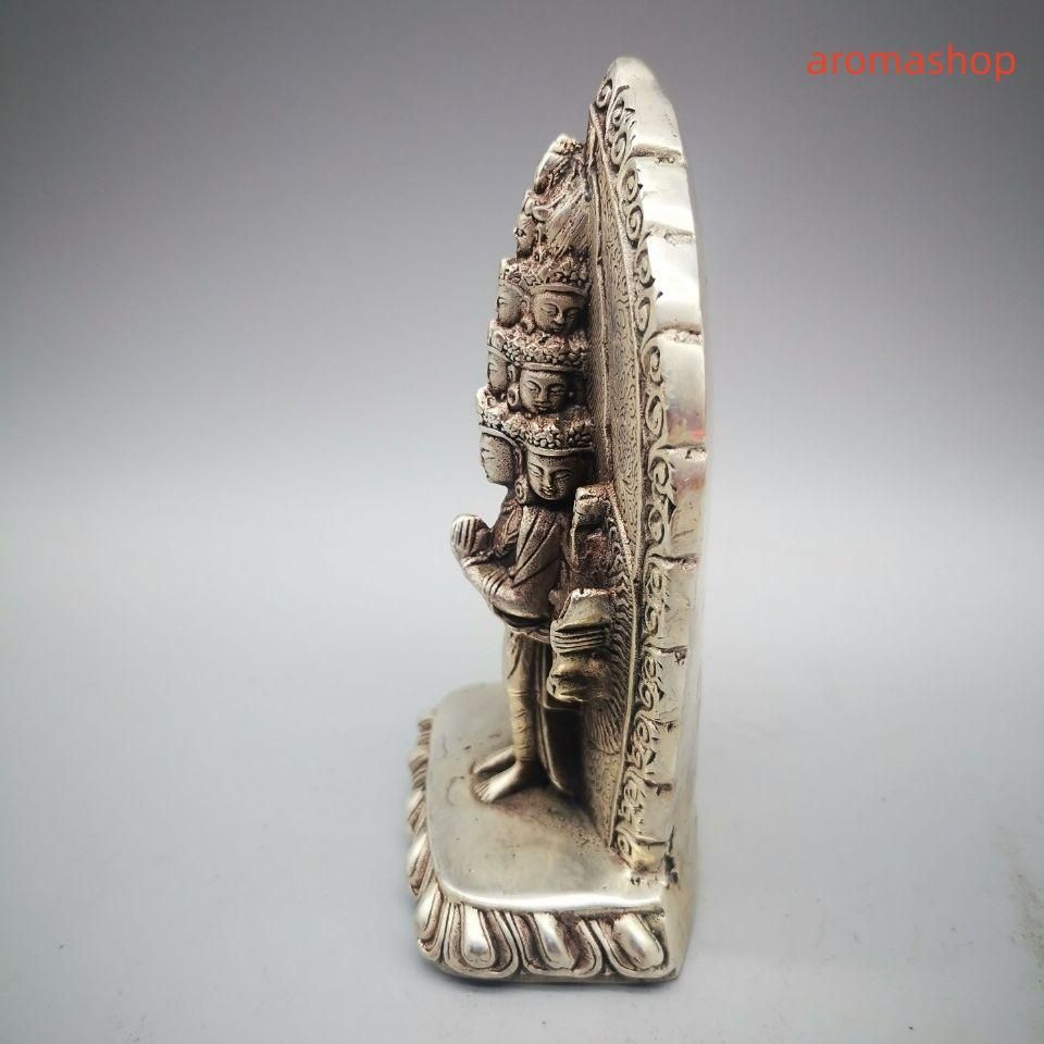 仏教美術銅鎏銀チベット密宗密教十一面千手観音立像 仏教美術銅鎏銀チベット密宗密教十一面千手観音立像 - メルカリ