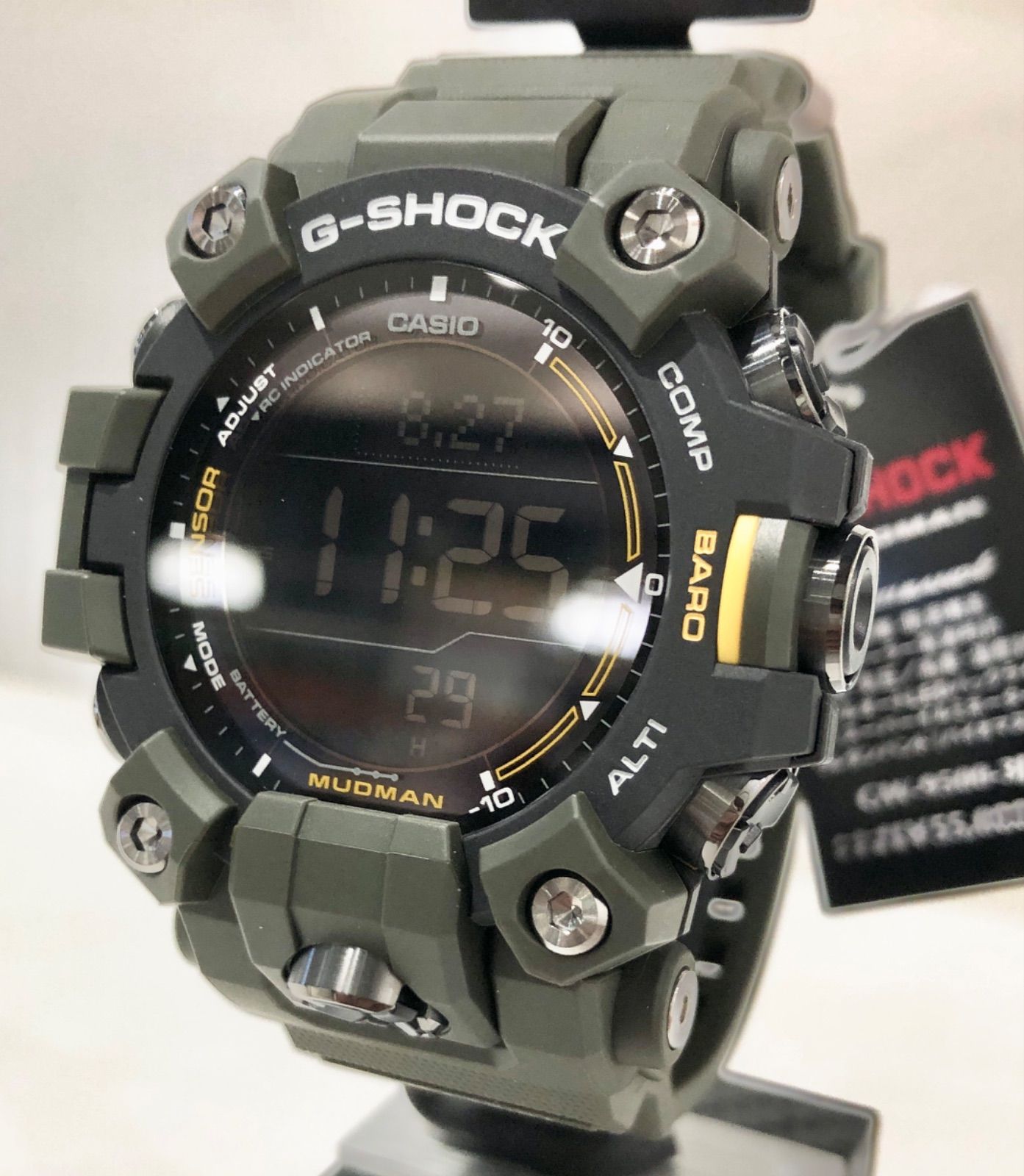 新品正規品】G-SHOCK マッドマン カーキ GW-9500-3JF - 腕時計専門店