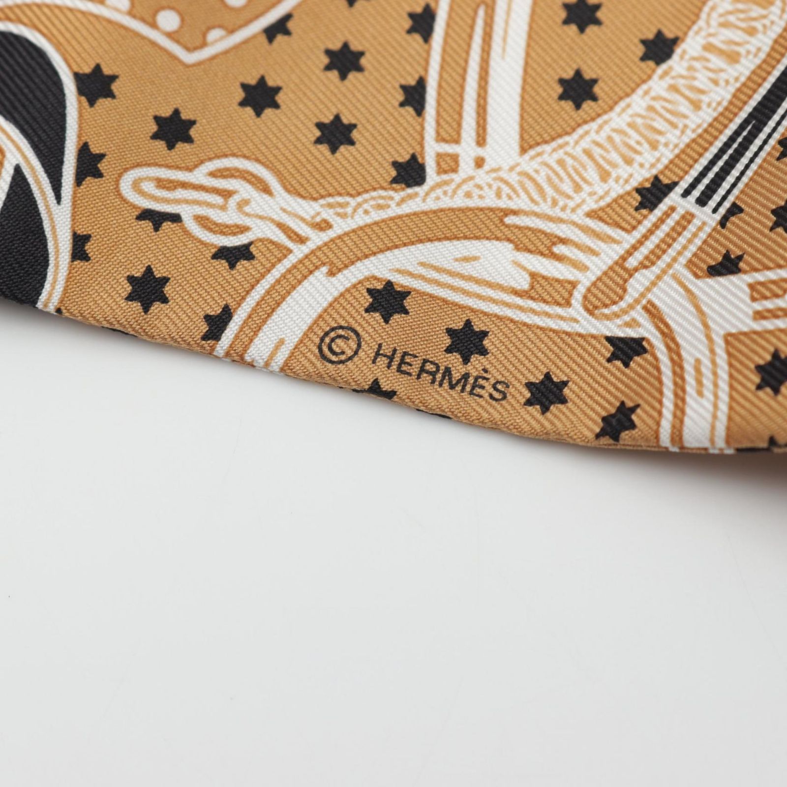 エルメス HERMES スカーフ ツイリー Eperon d'Or Bandana シルク