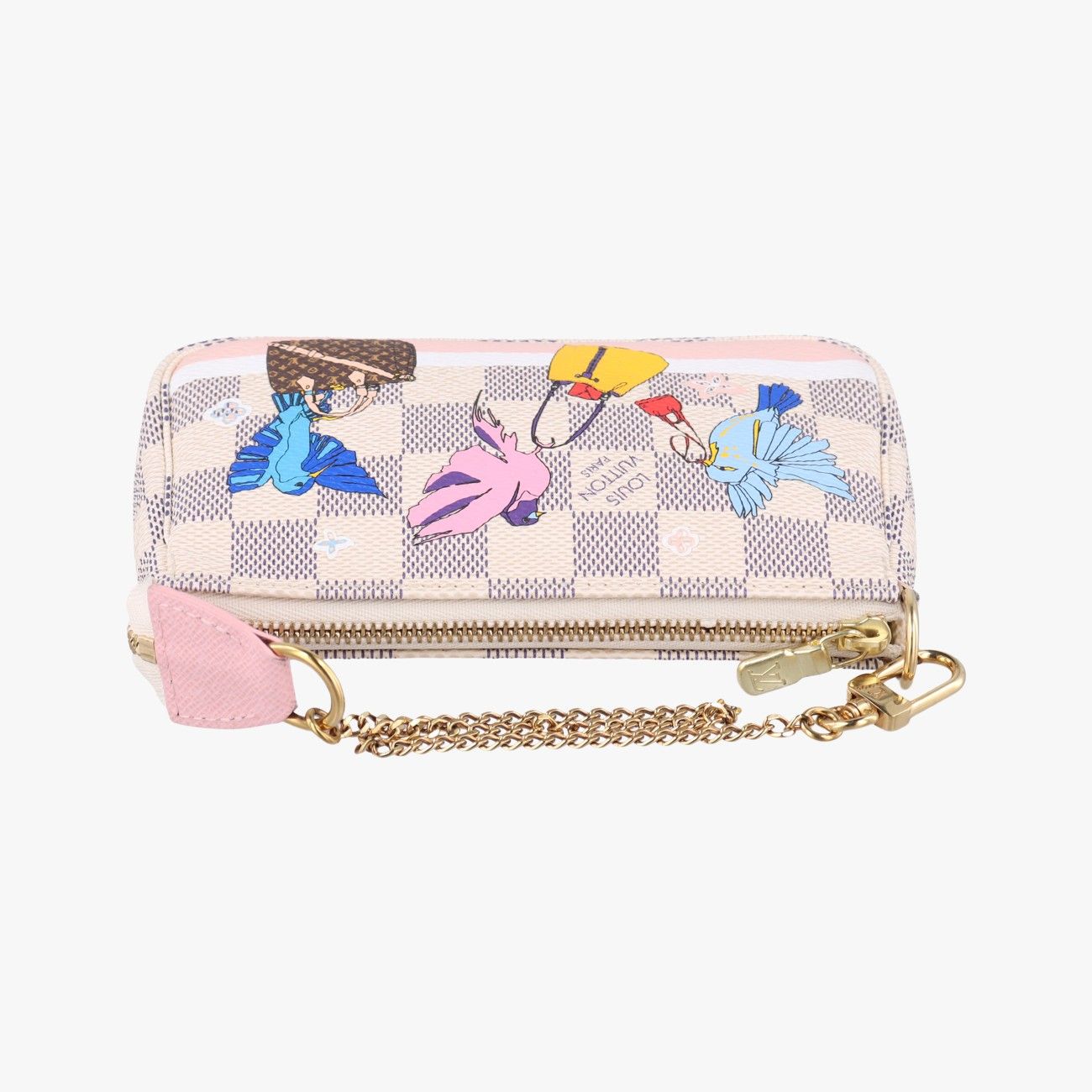 Louis Vuitton ダミエ・キャンバス ポーチ ルイヴィトンLouis Vuittonミニポシェットアクセサリーアズール