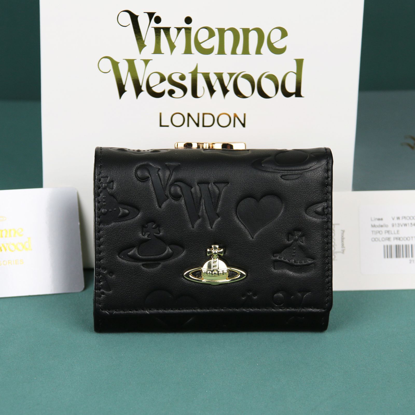 新品 ヴィヴィアンウエストウッド 財布 二つ折り Vivienne