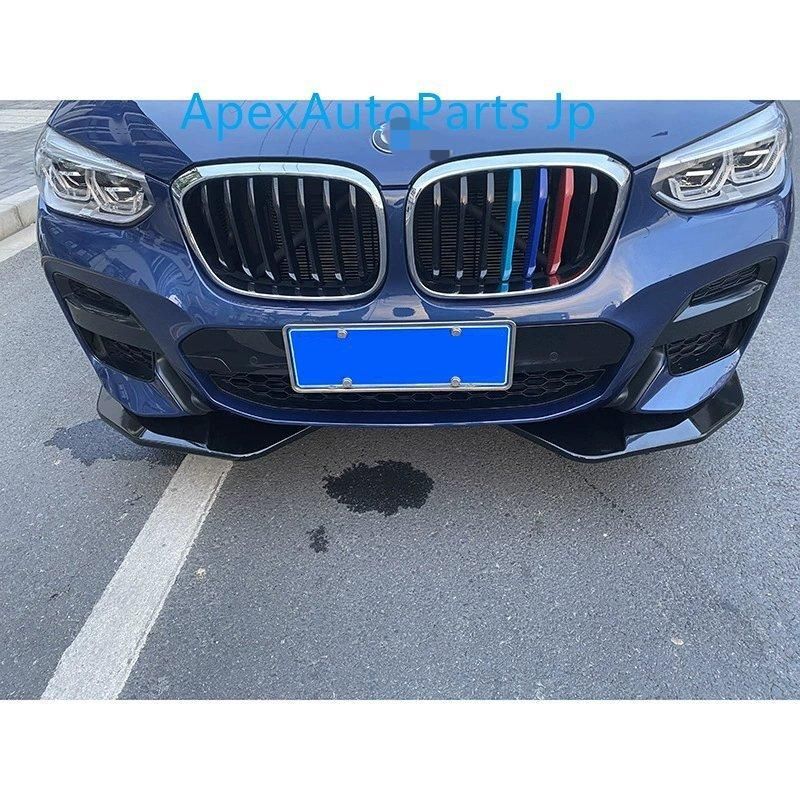 2018年式 BMW X3 フロントリップ コーナーガード G01 G08 X3M X4M フロントプロテクター エアロスポイラー コー