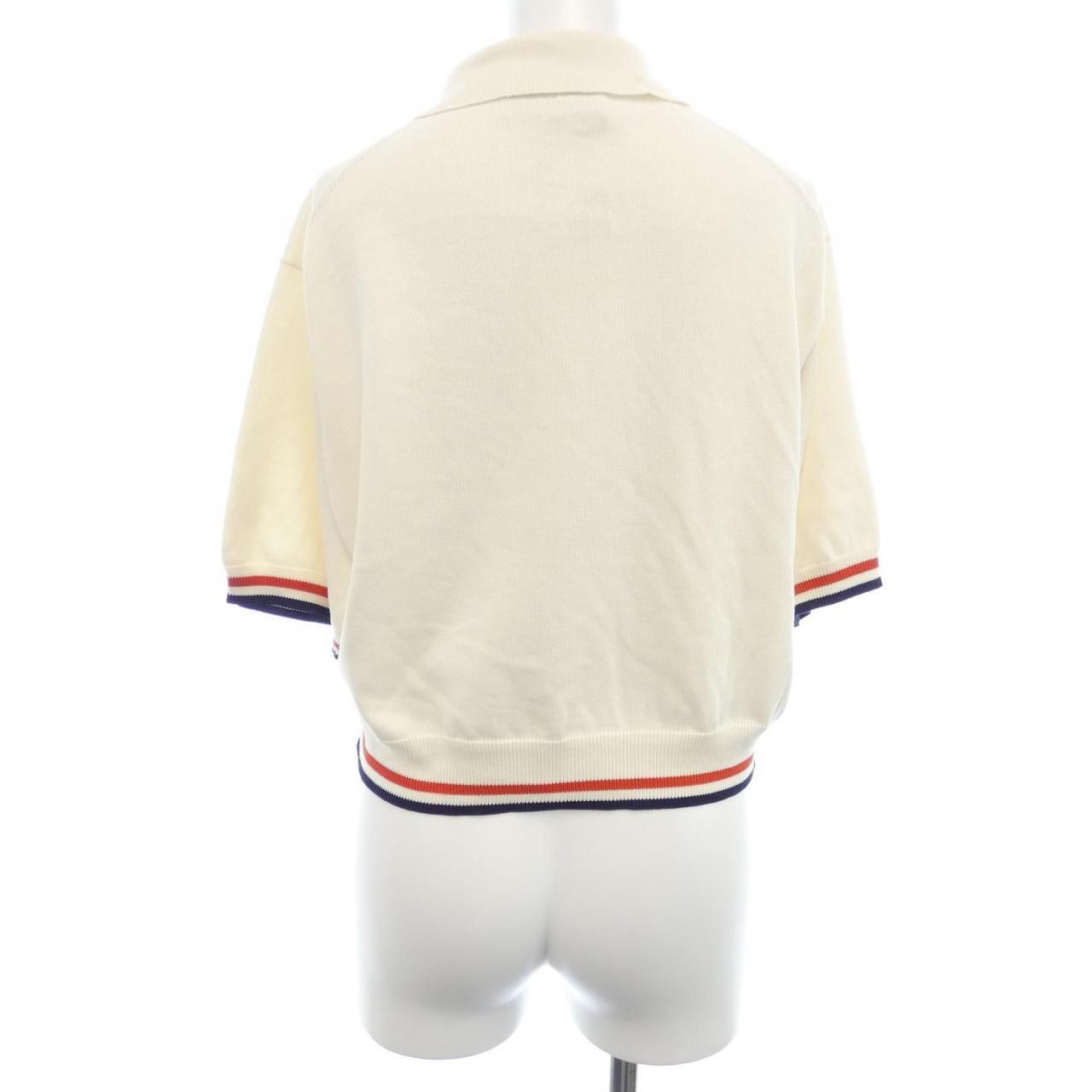 ミュウミュウ MIU MIU MIU MIU ロゴ MML676 110B ポロシャツ