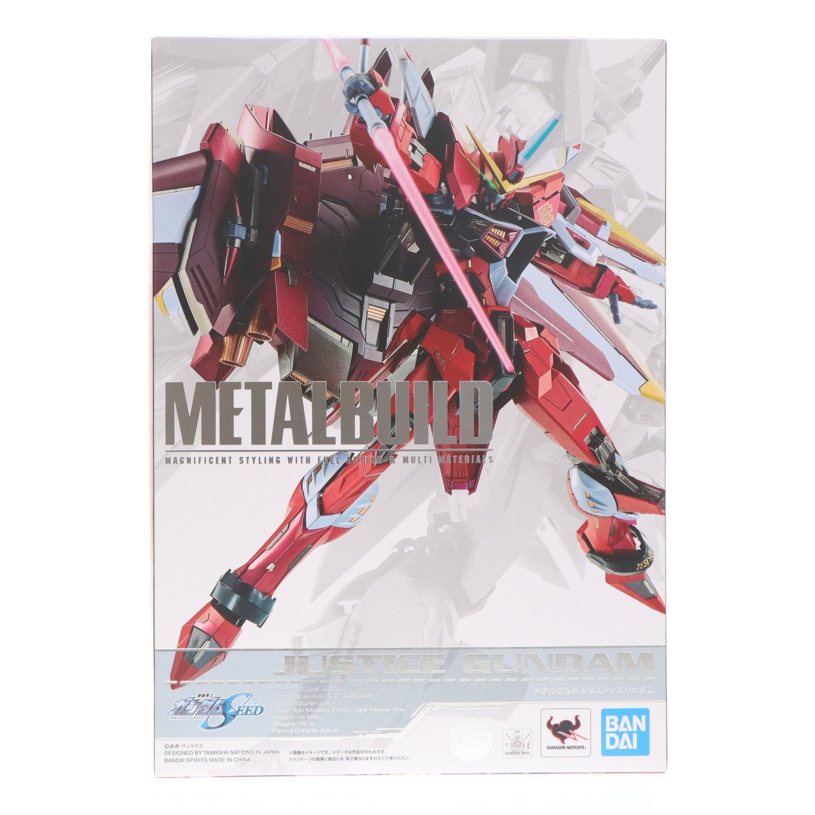 METAL BUILD ジャスティスガンダム 機動戦士ガンダムSEED シード 完成品 可動フィギュア バンダイスピリッツ