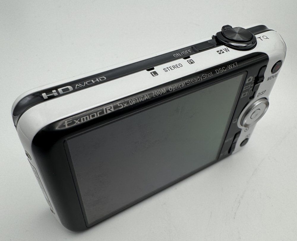 高級感 SONY デジタルカメラ Cybershot WX7 1620万画素CMOS 光学ｘ5 ホワイト DSC-WX7 W 365日間返品無料！