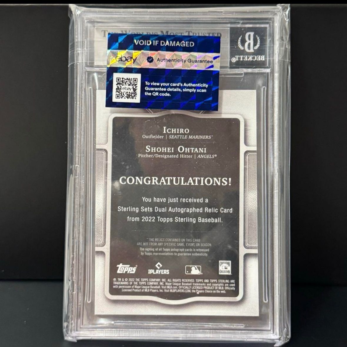 2022 Topps Sterling 大谷翔平 イチロー 直筆サインカード 10枚