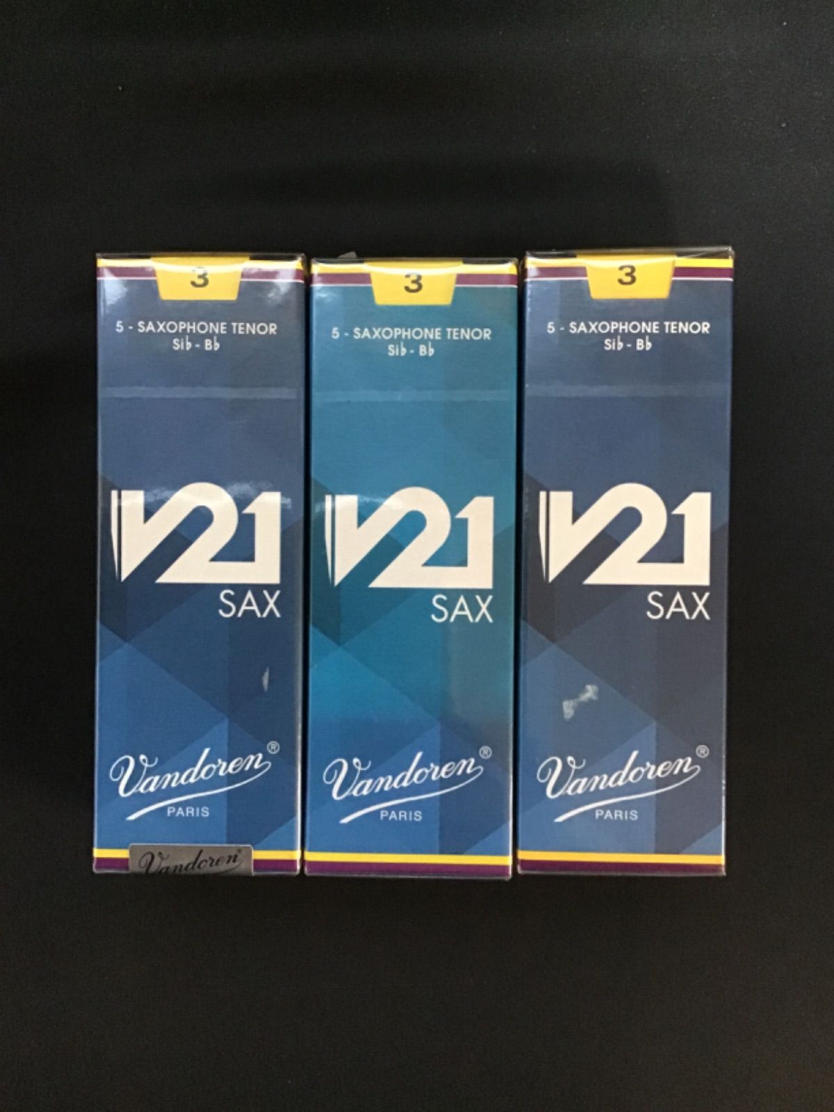 3箱セット バンドーレン テナー サックス リード V21 3