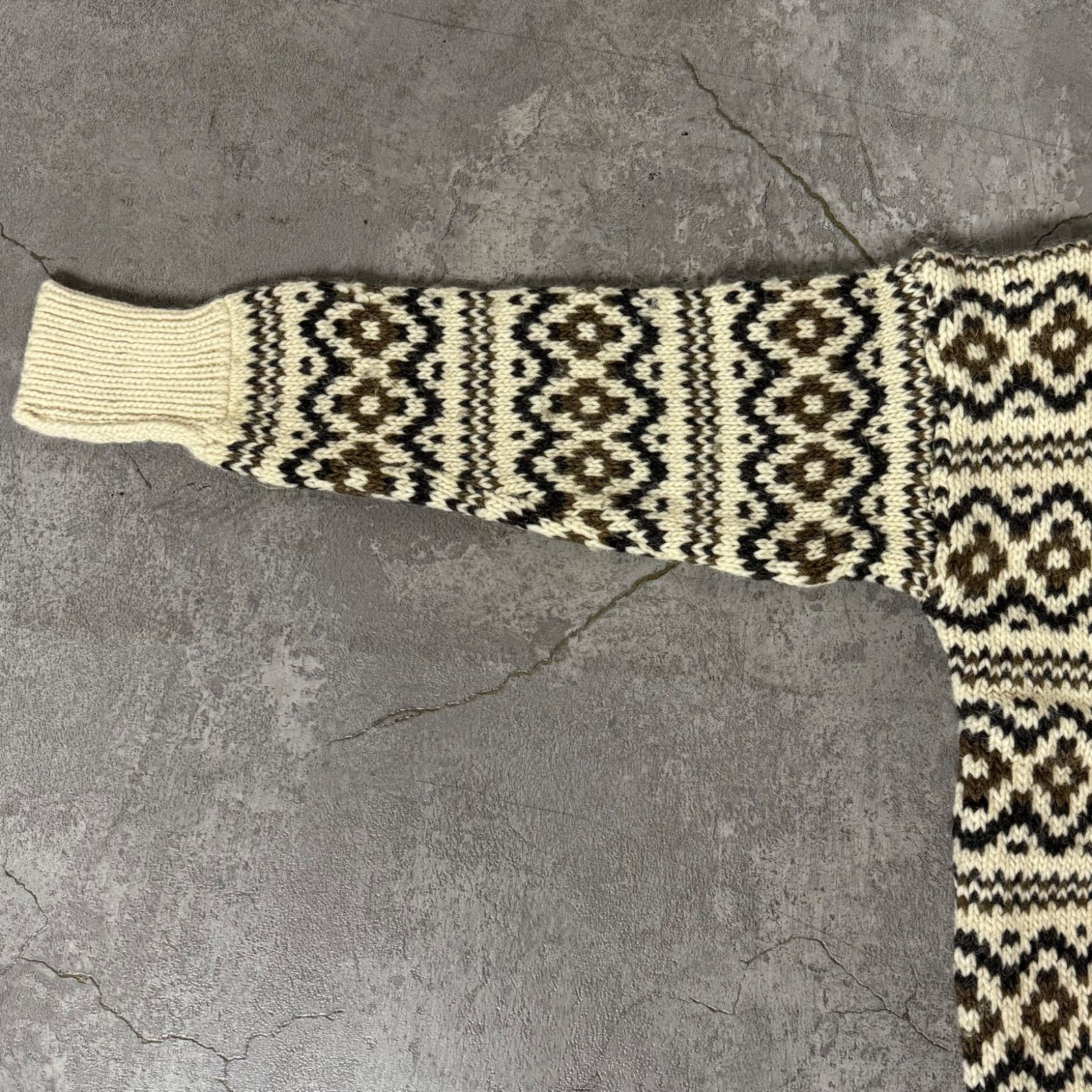 VA-67 アイルランド製 Gaeltarra Handcrafted Aran Knit Nordic 