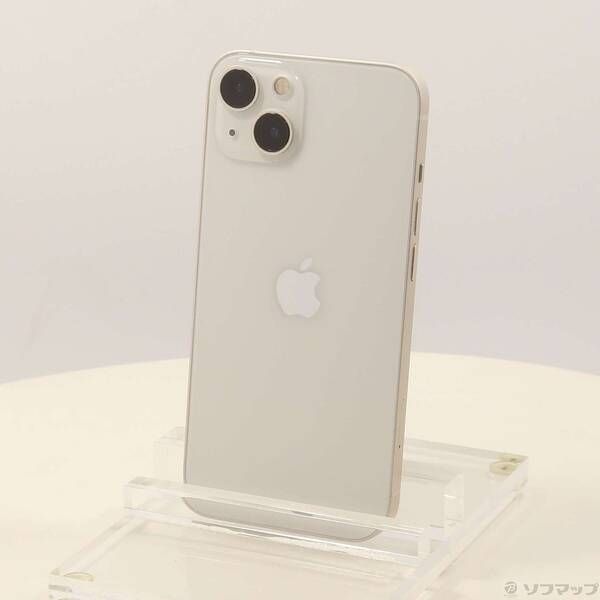 〔中古品〕 iPhone13 128GB スターライト MLND3J／A SIMフリー【258】