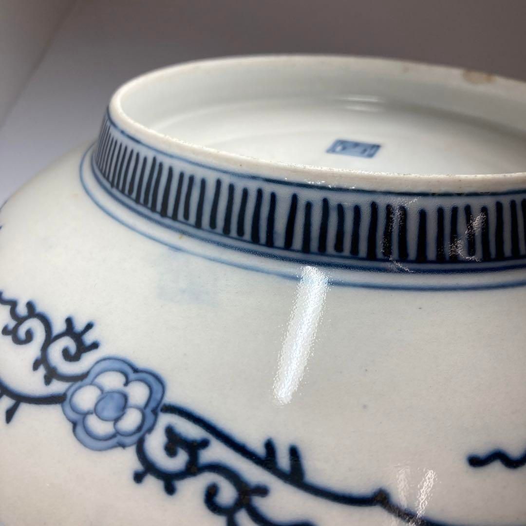 時代 鍋島焼 鳳凰図 櫛目高台 大皿5枚 タサチ 東な6-0603②