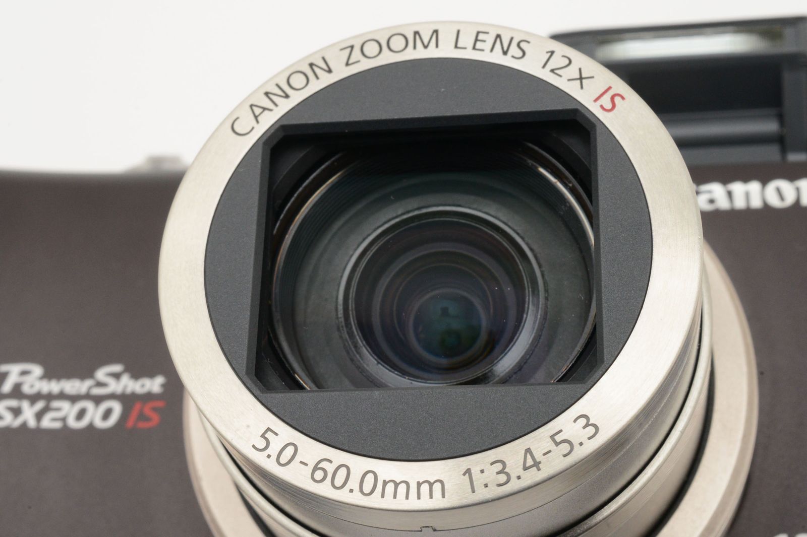 良品] キャノン Canon PowerShot SX200 IS ブラウン コンパクト 