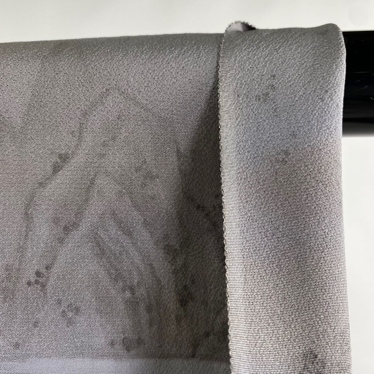 訪問着 身丈177cm 裄丈67.5cm 未仕立て 滝泰 仮絵羽 落款 風景 建物 灰  