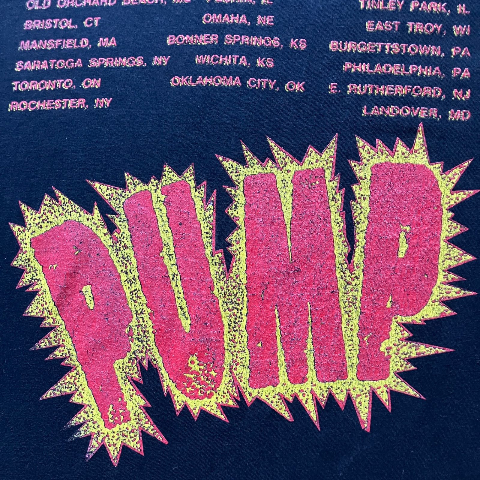 90s Aerosmith Pump Tour tee 1990 キムタク 着用 バンドT 当時もの エアロスミス PUSHEAD Tシャツ