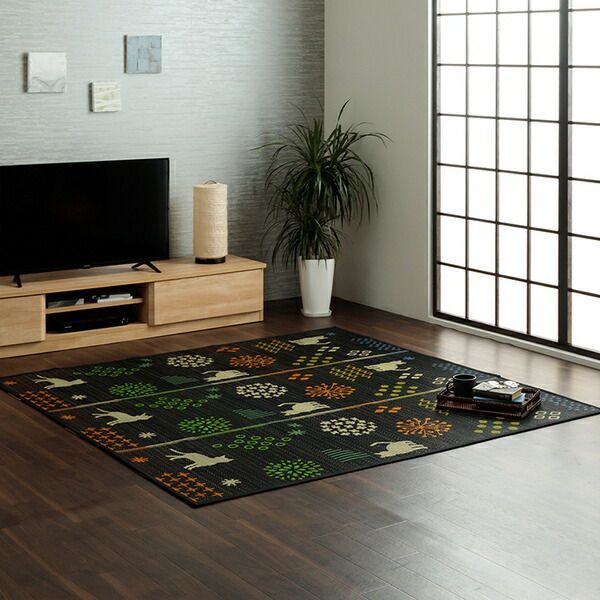 約180×240cm ブラック