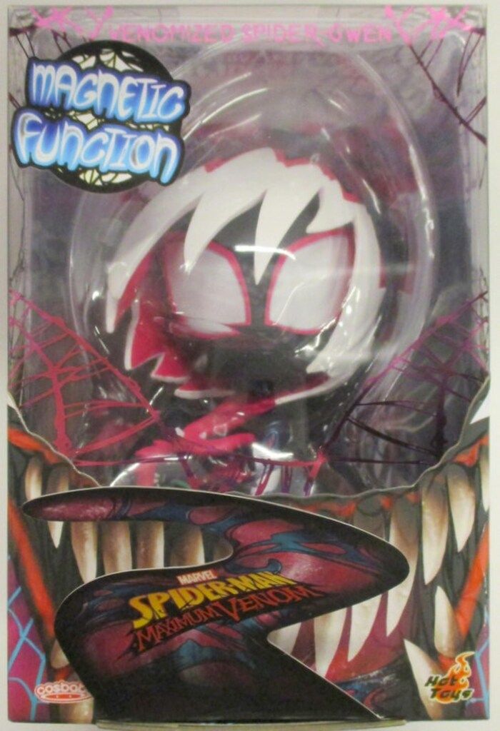HOTTOYS COSBABY (S) BOBBLE HEAD VENOMIZED SPIDER GWEN COSB759