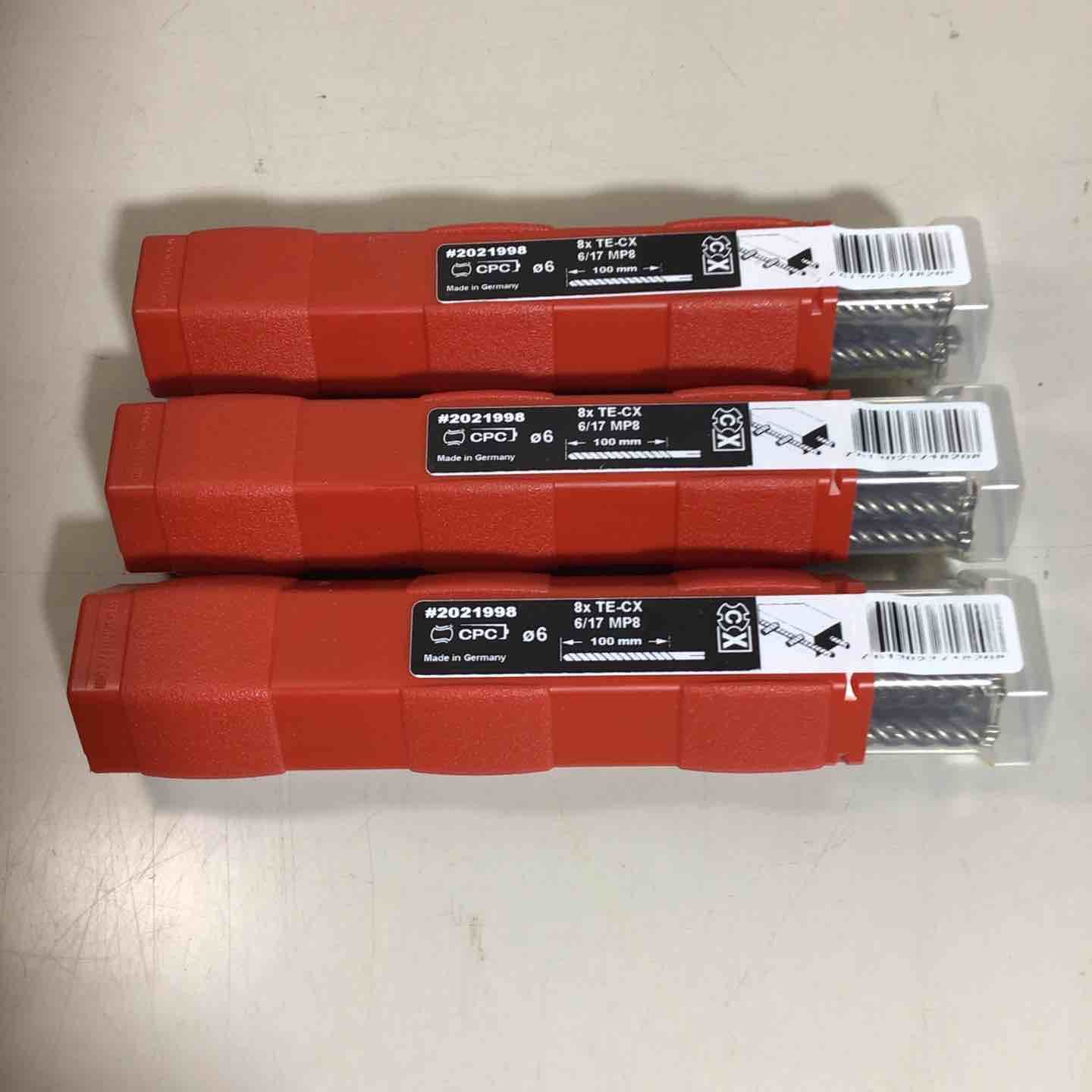 ♥品 HILTI ヒルティ ドリルビット TE-CX 6|17 MP8 マルチパック８本入り SDSプラス 3個 戸田店