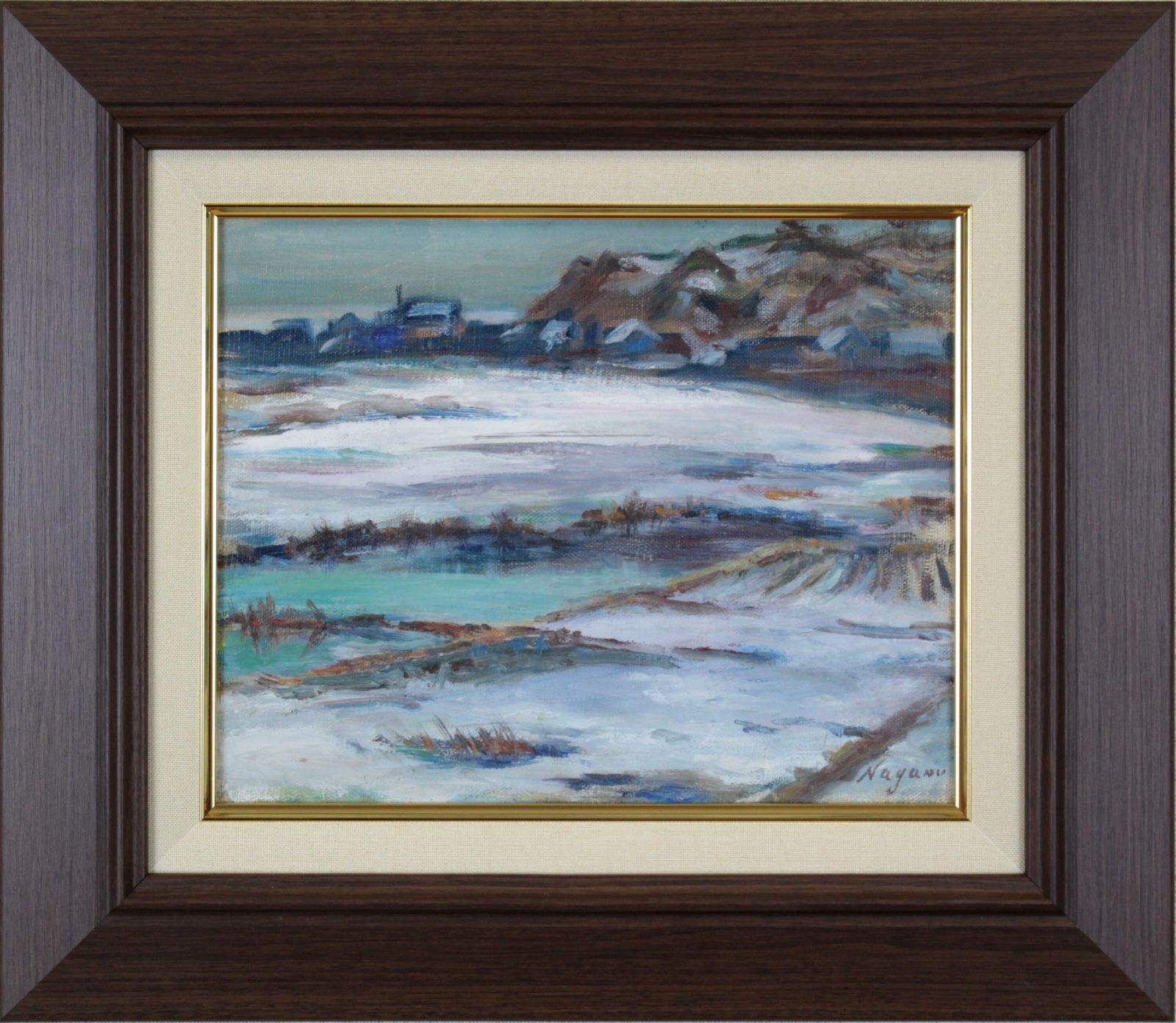 長野 譲『雪解』油彩画【真作保証】 絵画 長野 譲『雪解』油彩画【真作保証】 絵画 - メルカリ
