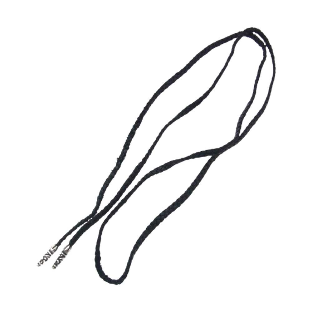 CHROME HEARTS クロムハーツ 原本無 OLD LEATHER BRAID スクロール レザーブレード シルバー ネックレス