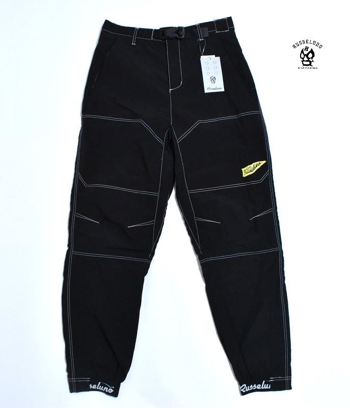 新品 ラッセルノ ゴルフ カーゴ ロングパンツ ブラック カーゴパンツ M