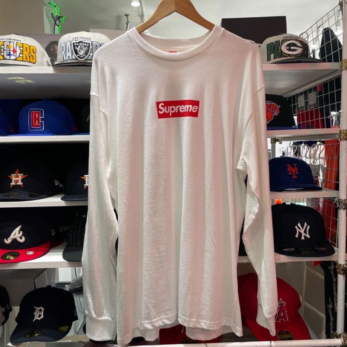 Supreme Box Logo L/S Tee White ボックスロゴ ロンT - メルカリ