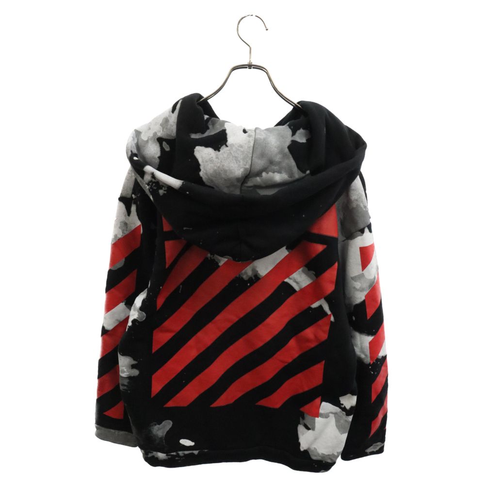 OFF-WHITE (オフホワイト) 16AW White Liquid Spots Hoodie All Over 