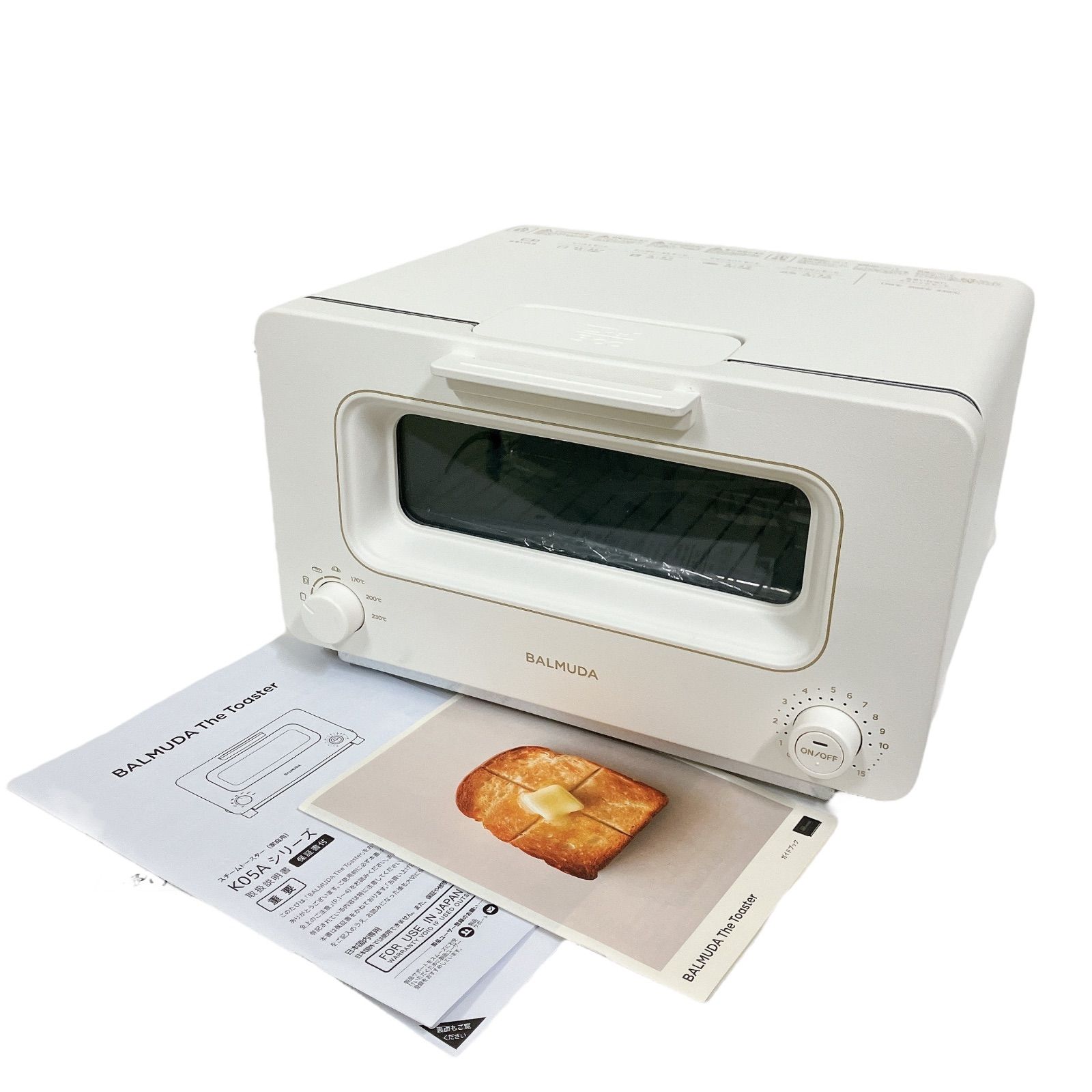【未開封】バルミューダ The Toaster K05A-WH [ホワイト] BALMUDA The Toaster バルミューダ K05A-WH [BALMUDA