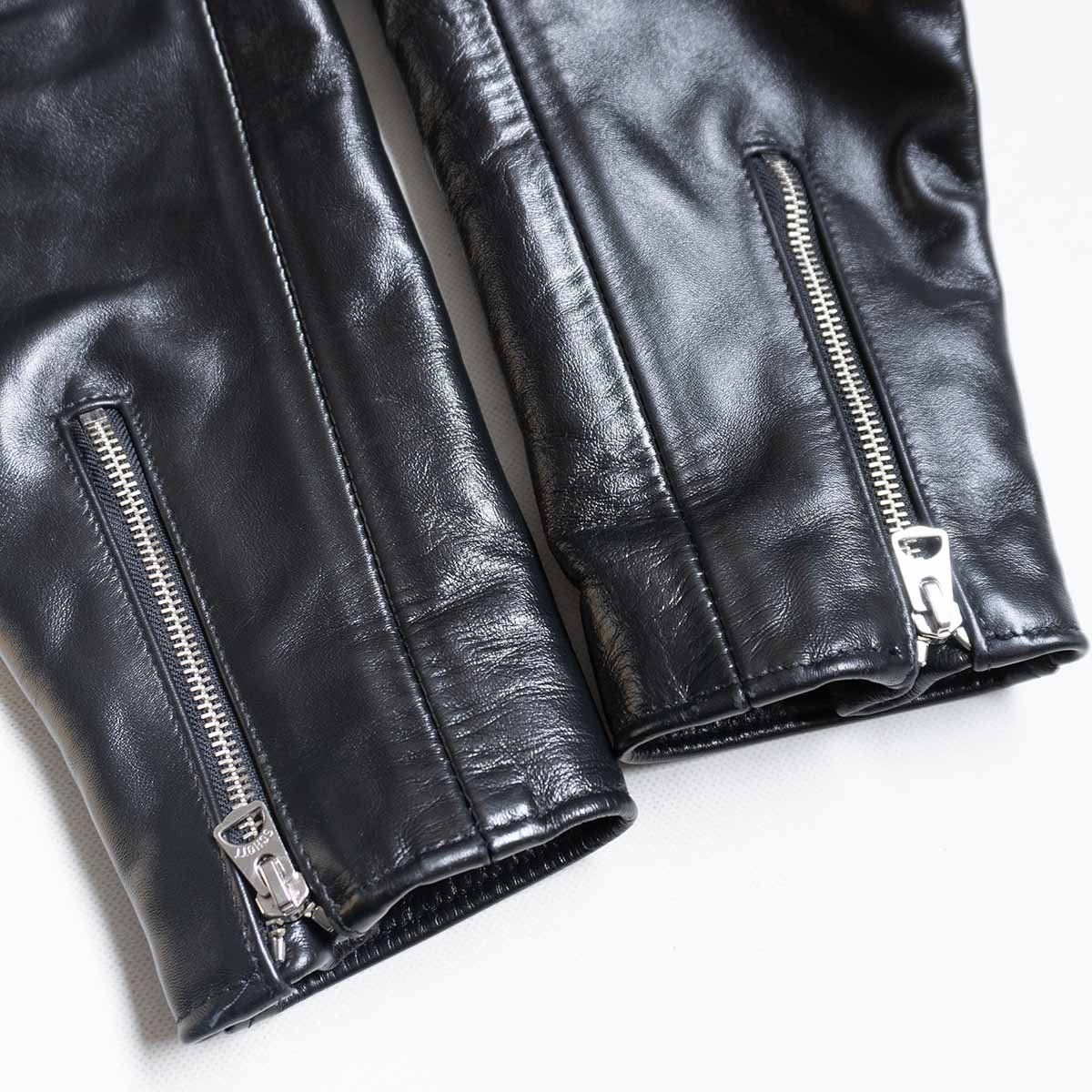 美品】SCHOTT【641HH ホースハイド シングルライダースジャケット】42 
