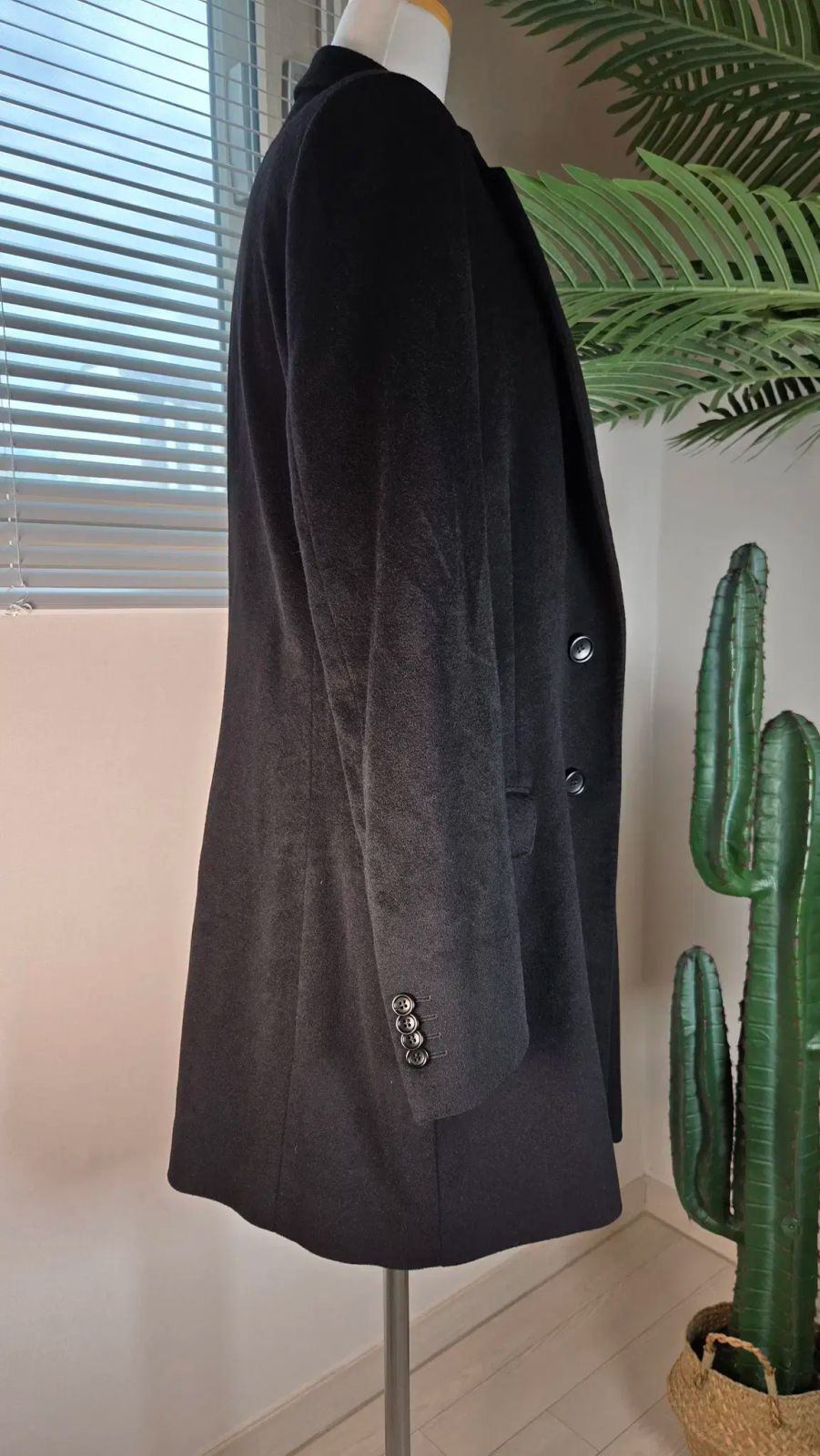 専用 Loro Piana ロロピアーナ カシミヤ100% ロングコート 黒 Loro