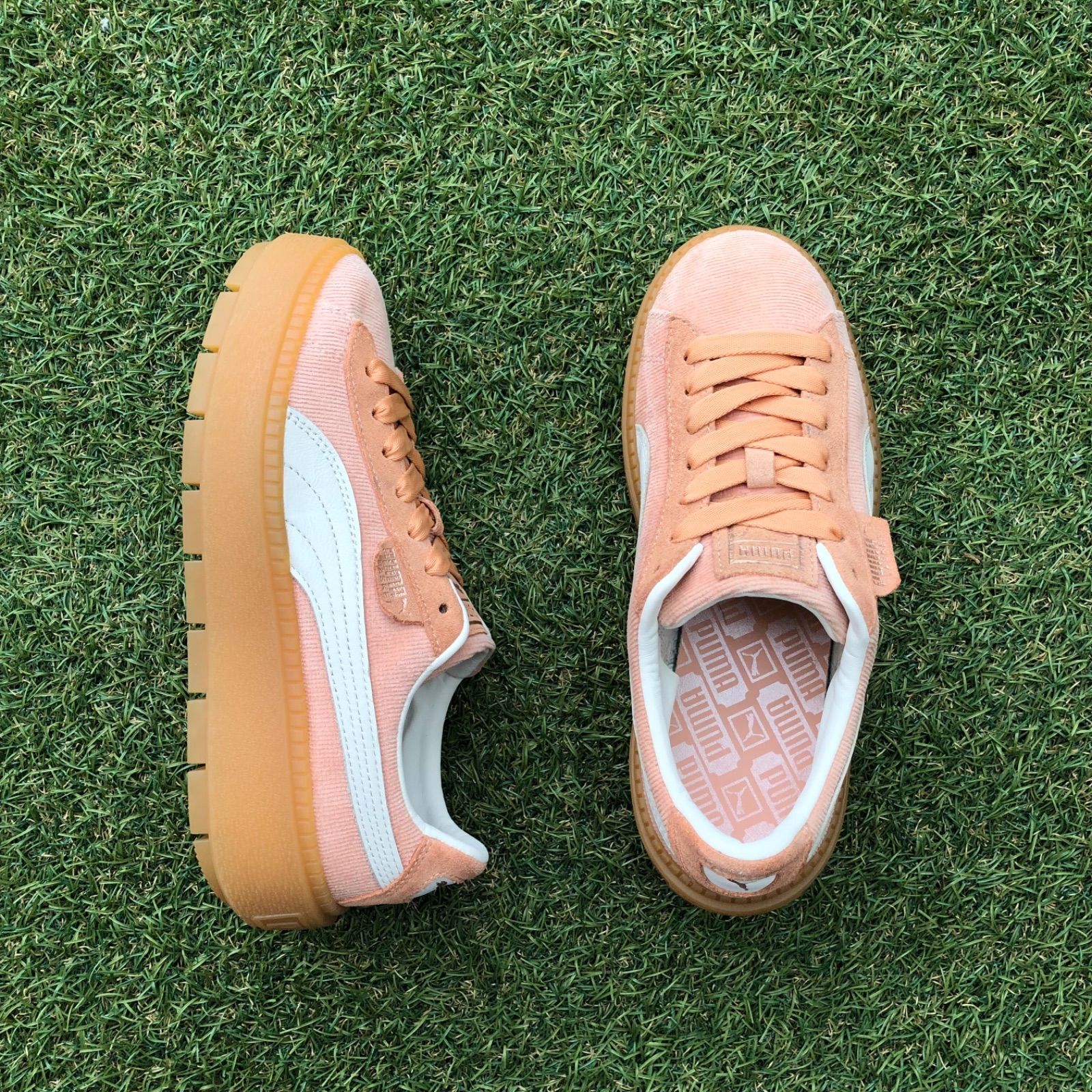 美品24PUMA プーマ バスケット プラットフォーム トレース F842 美品24PUMA プーマ バスケット プラットフォーム トレース F842