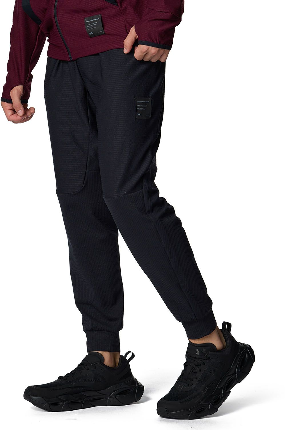 アンダーアーマー UNDER ARMOUR UA MOTIVATE RIB PANTS 6007384 001 BLACK