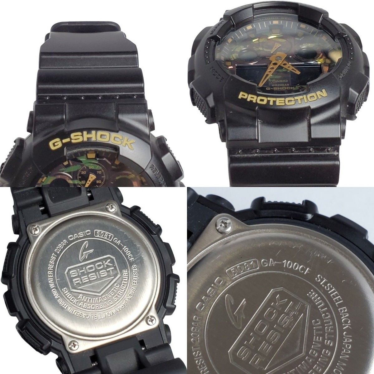 G-SHOCK ジーショック CASIO カシオ 腕時計 GA-100CF-1A9JF ビッグ 