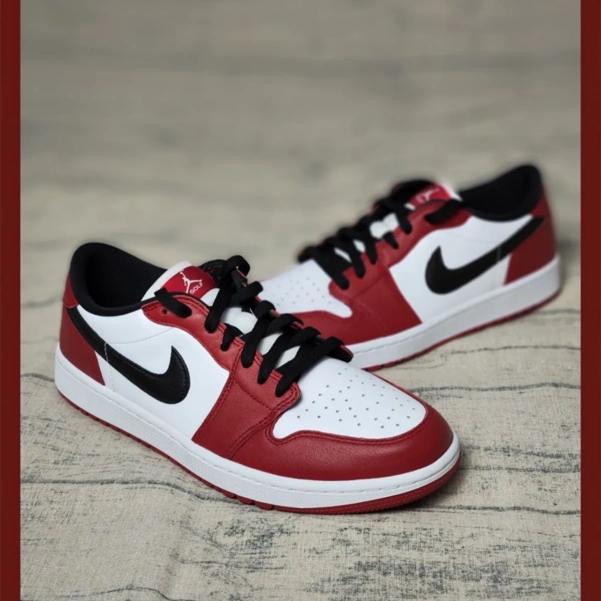 新品は未使用です。 NIKE AIR JORDAN 1 LOW GOLF CHICAGO 日常マルチカジュアルシューズ 低トップ運動靴 男女兼用  低トップボードシューズ - メルカリ