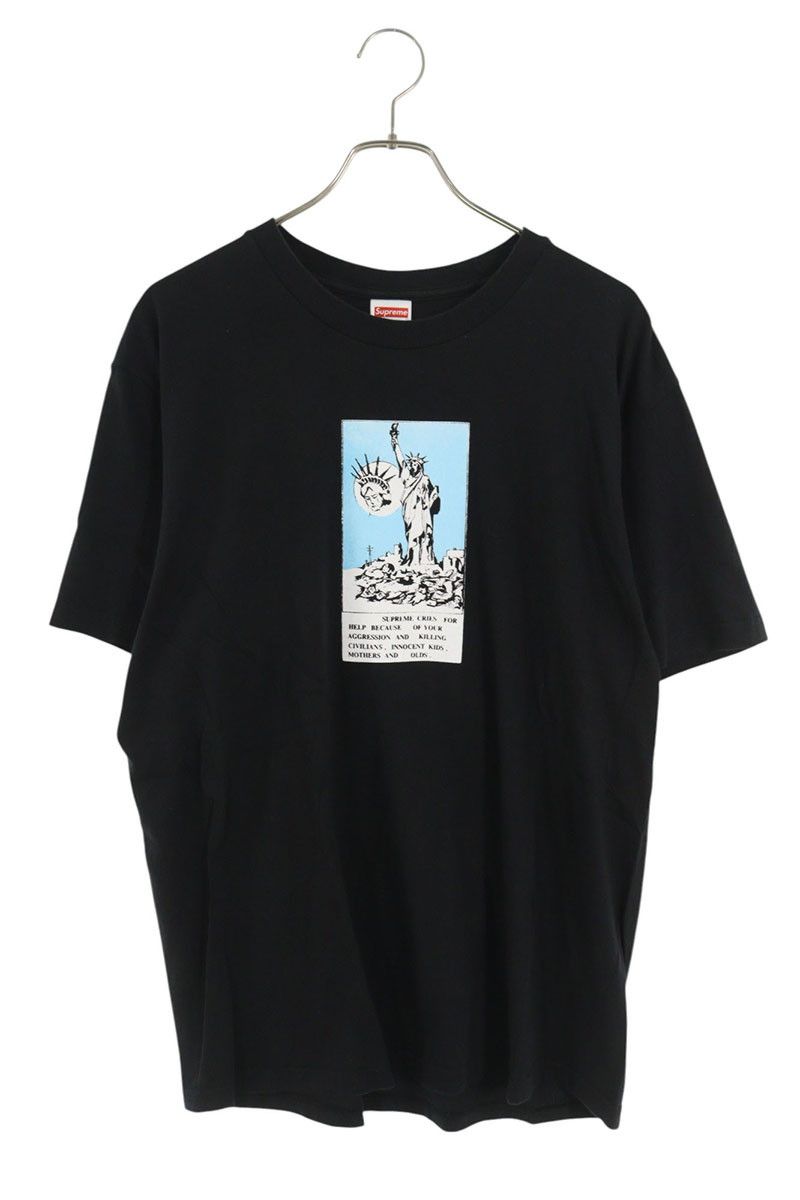 新品 XL 正規品 シュプリーム 24fw 自由の女神 プリント Tシャツ 黒 新品 XL 正規品 シュプリーム 24fw 自由の女神 プリント Tシャツ 黒