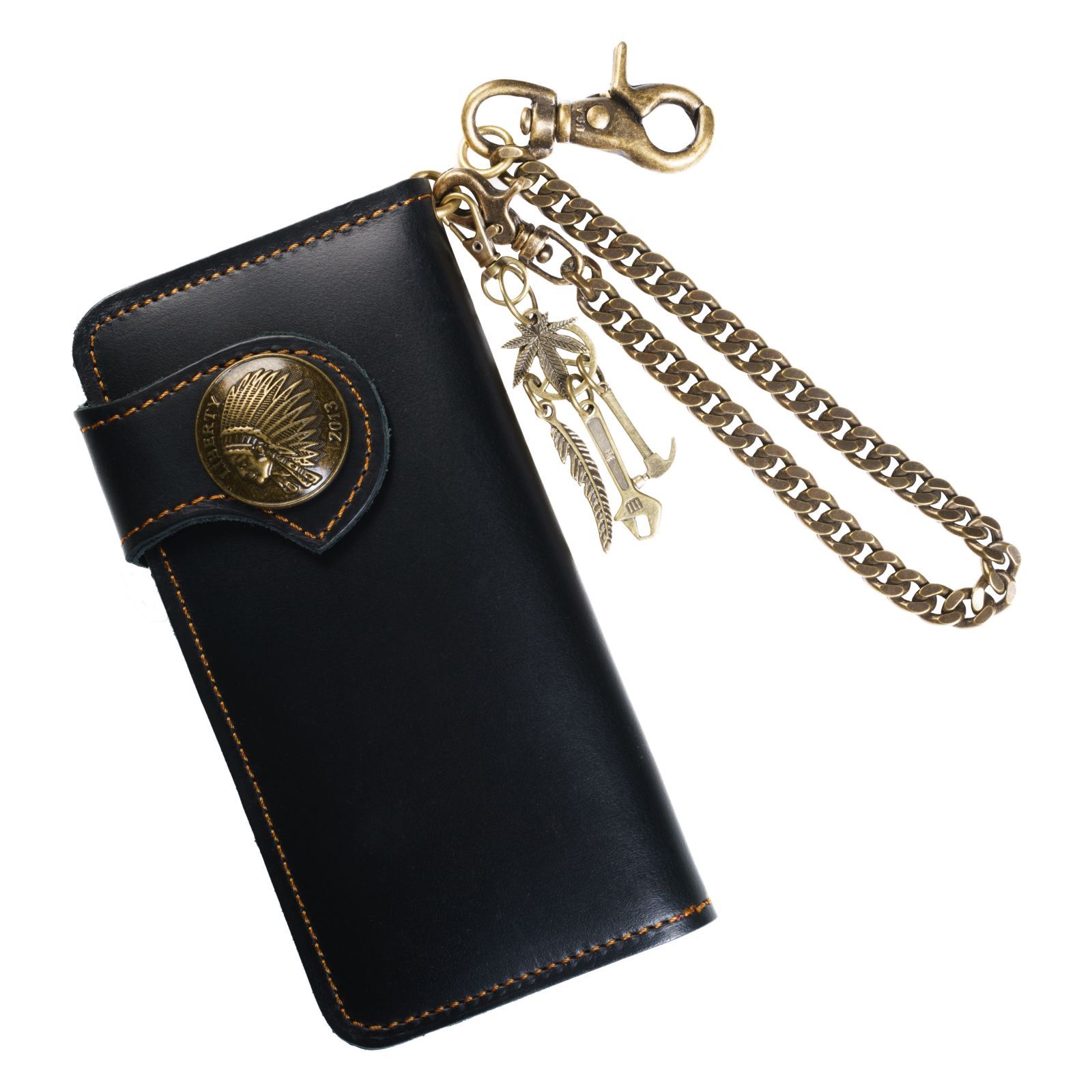 バイカーズウォレット 長財布 ウォレットチェーン セット