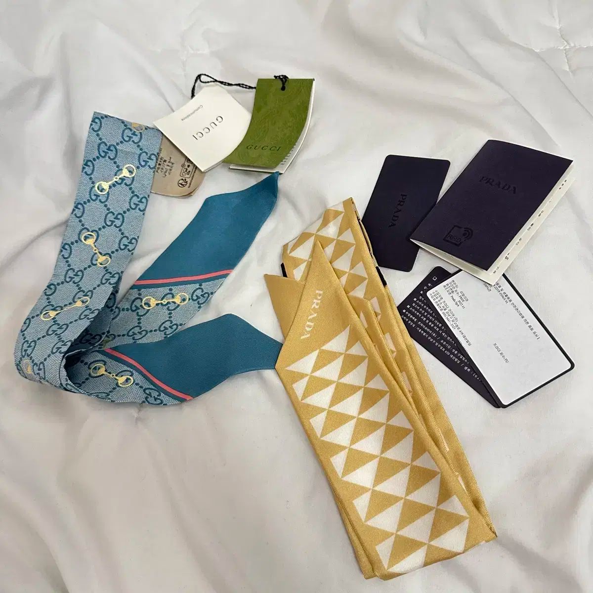 BINDU ビンドゥー スカーフ 100*100 25AW NY柄 ブルー BINDU